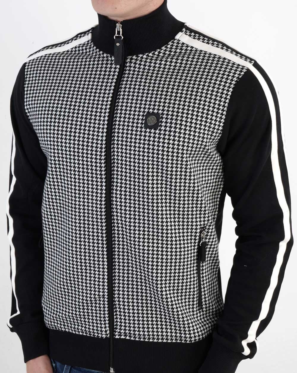 Trojan Mono Check Track Top Houndstooth - Image 2
