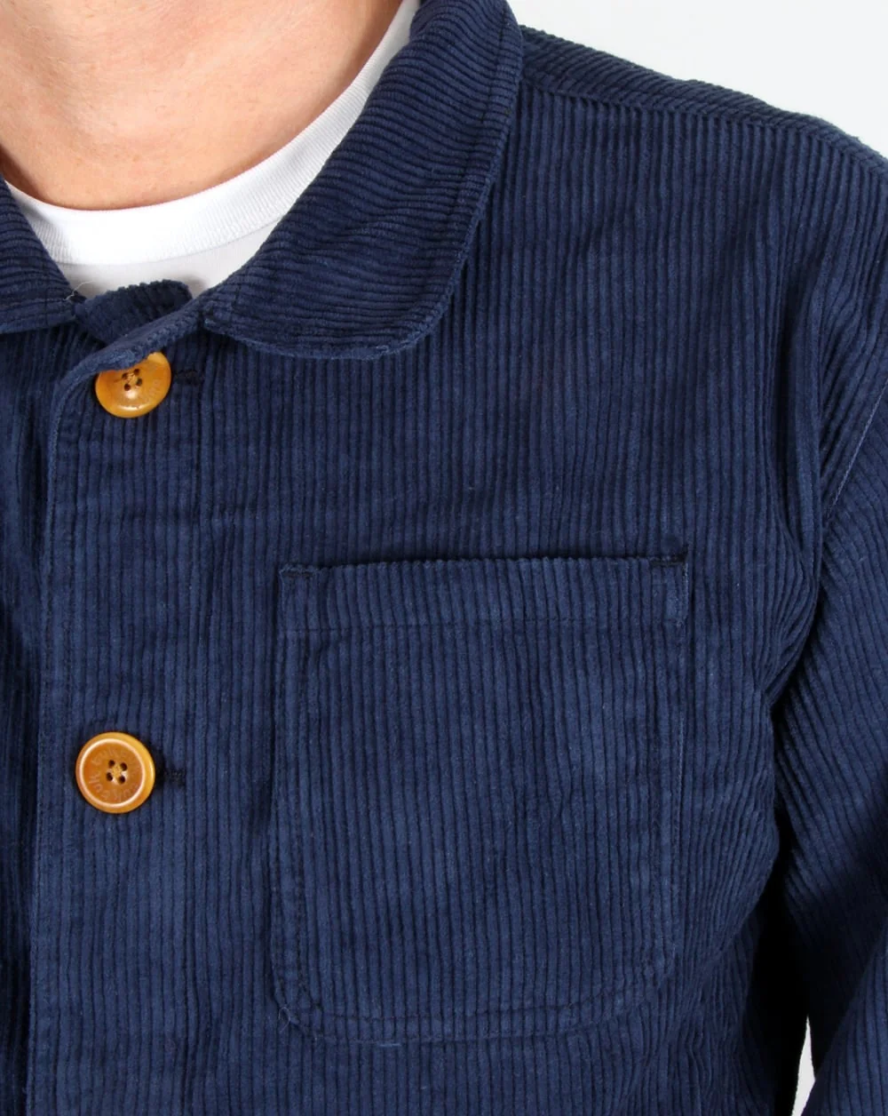 Tuktuk Station Corduroy Jacket Navy - Image 2