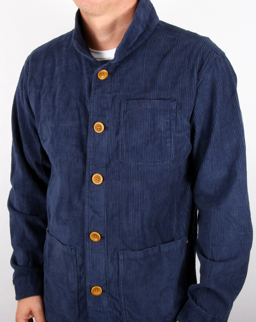Tuktuk Station Corduroy Jacket Navy - Image 3