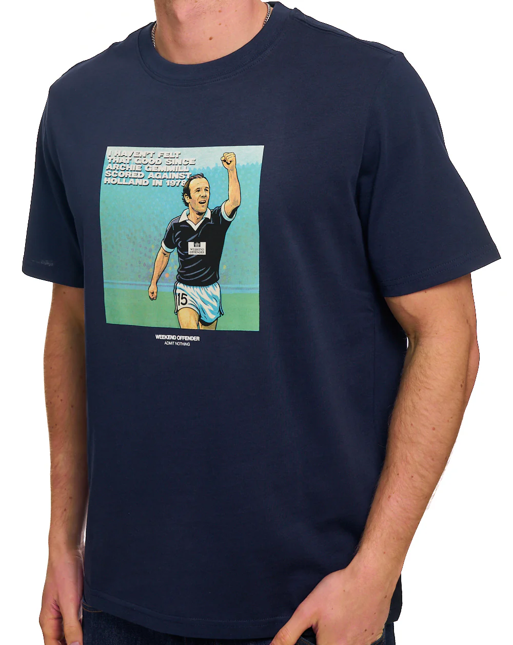 Weekend Offender 1978 World Cup T-Shirt Navy - Image 2