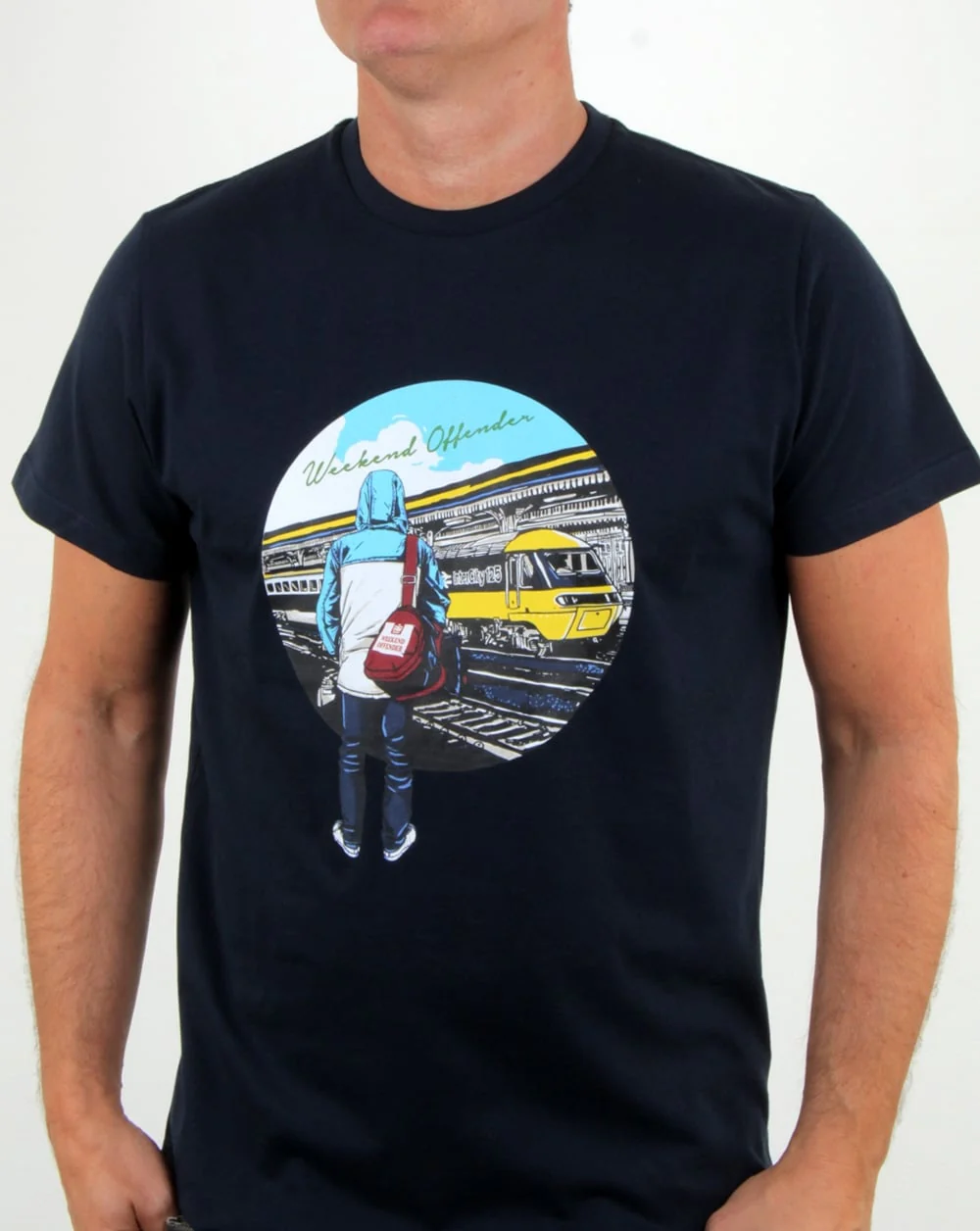 Weekend Offender Away Days T Shirt Navy