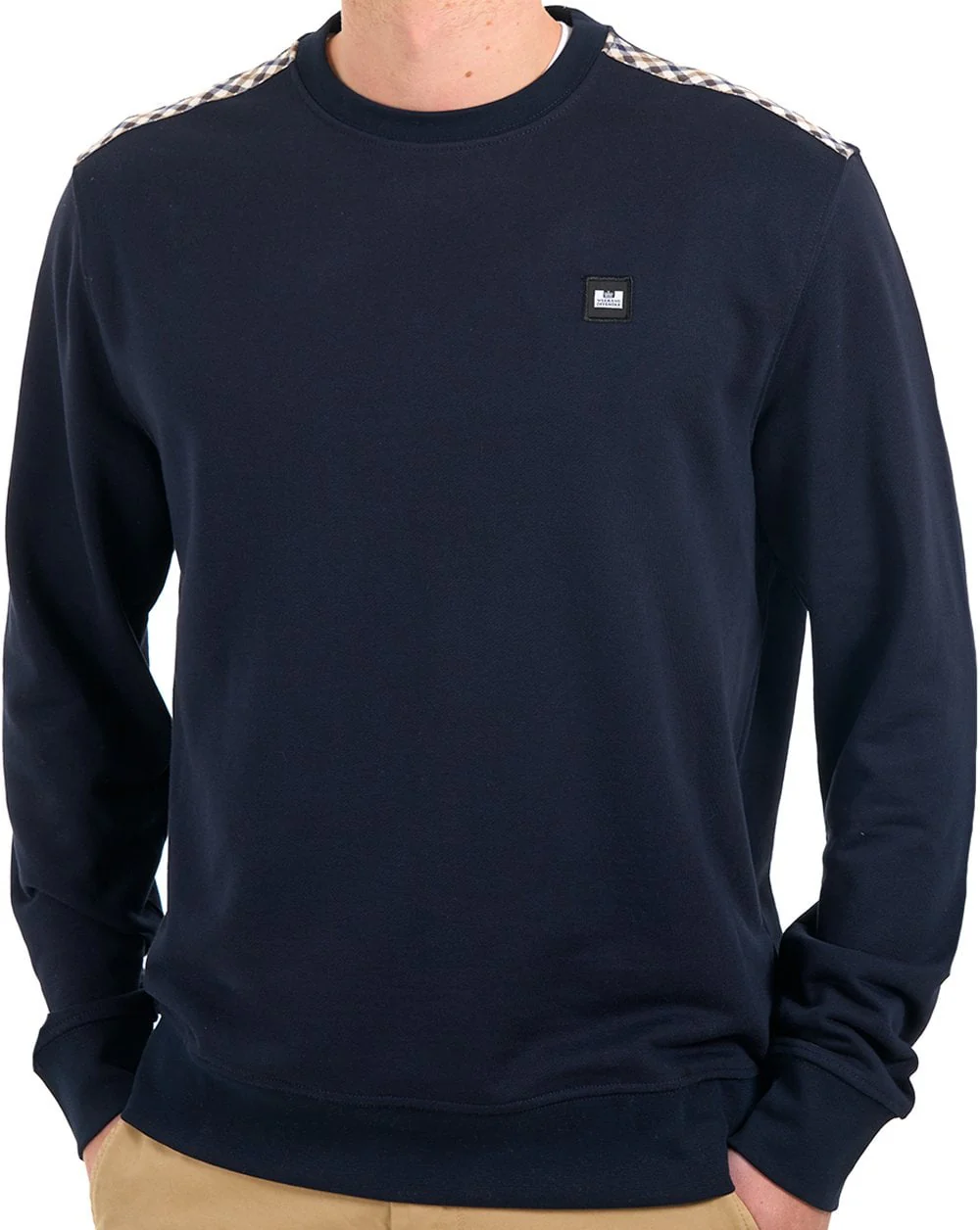Weekend Offender Beida Sweatshirt Navy - Image 2