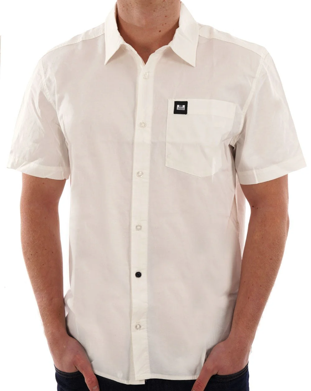 Weekend Offender Borak Short Sleeve Shirt White - Image 2
