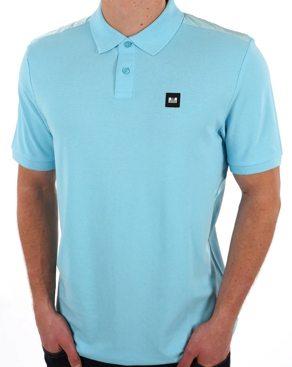 Weekend Offender Brant Polo Shirt Sky Blue