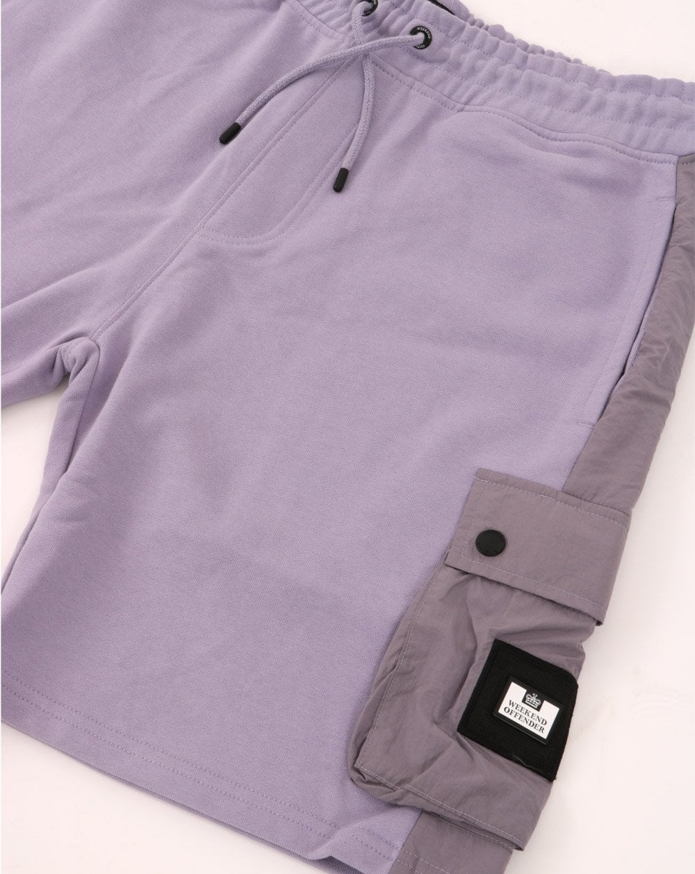 Weekend Offender Cargo Sweat Shorts Primrose - Image 2