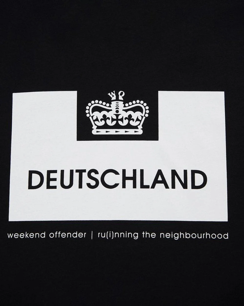 Weekend Offender Deutschland City Series T-shirt Black - Image 2