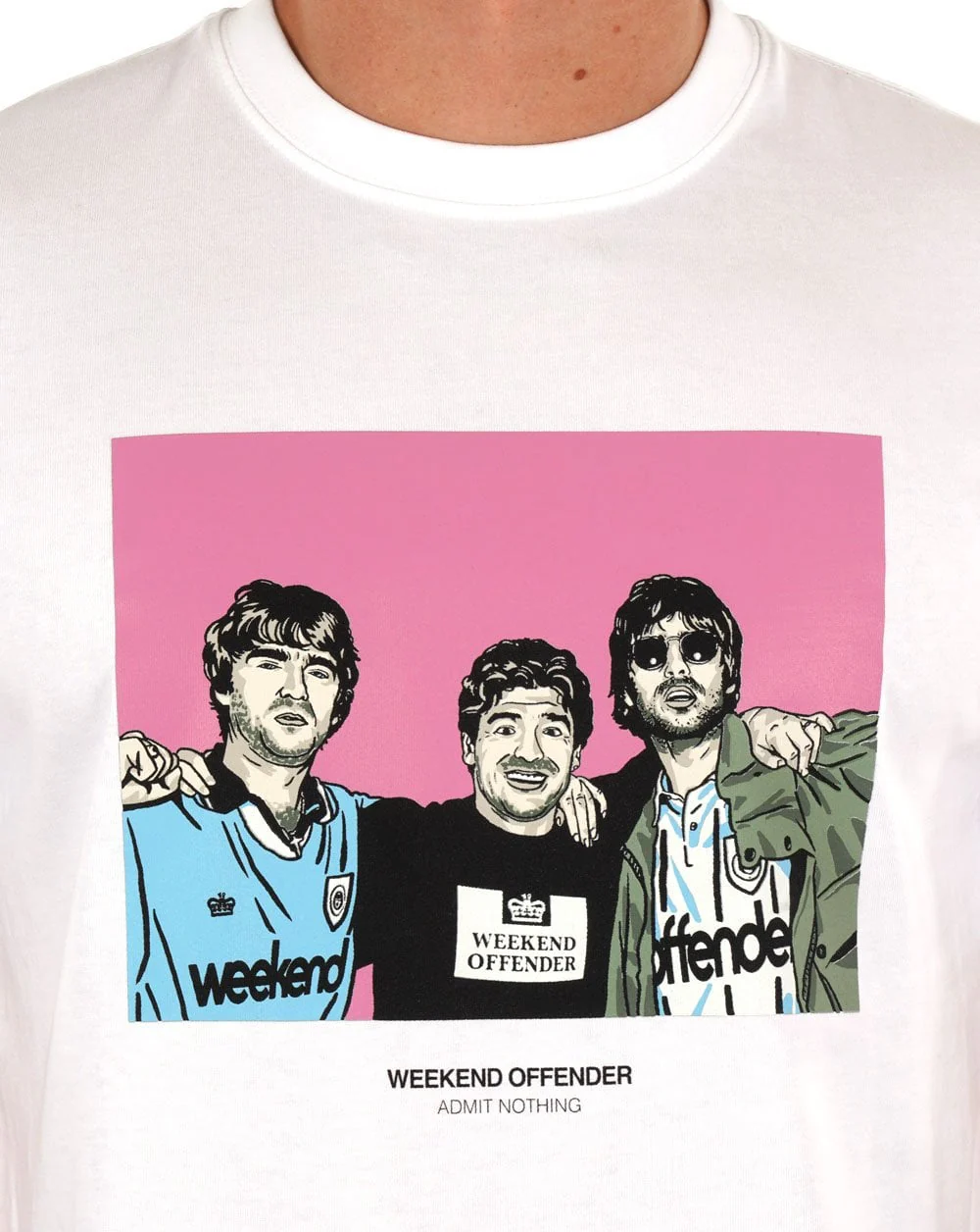 Weekend Offender Diego Tee White - Image 2