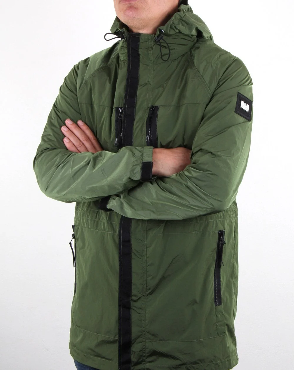 Weekend Offender Duran Jacket Moss Green - Image 4