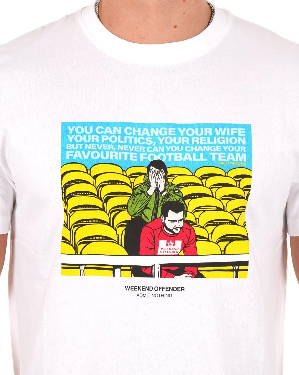 Weekend Offender Eric T-shirt White - Image 2