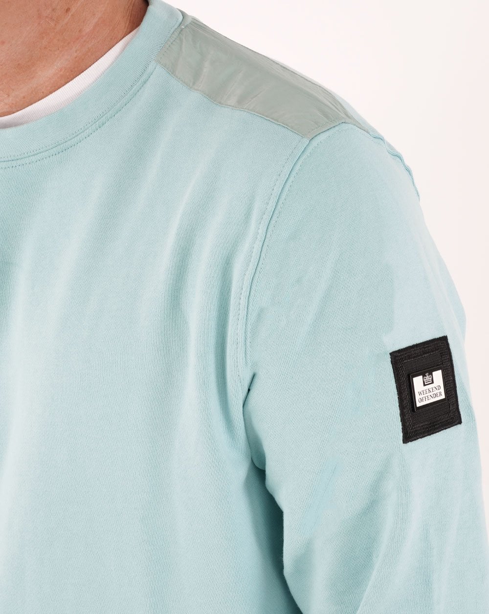Weekend Offender F Bomb Sweatshirt Ice Blue - Image 2
