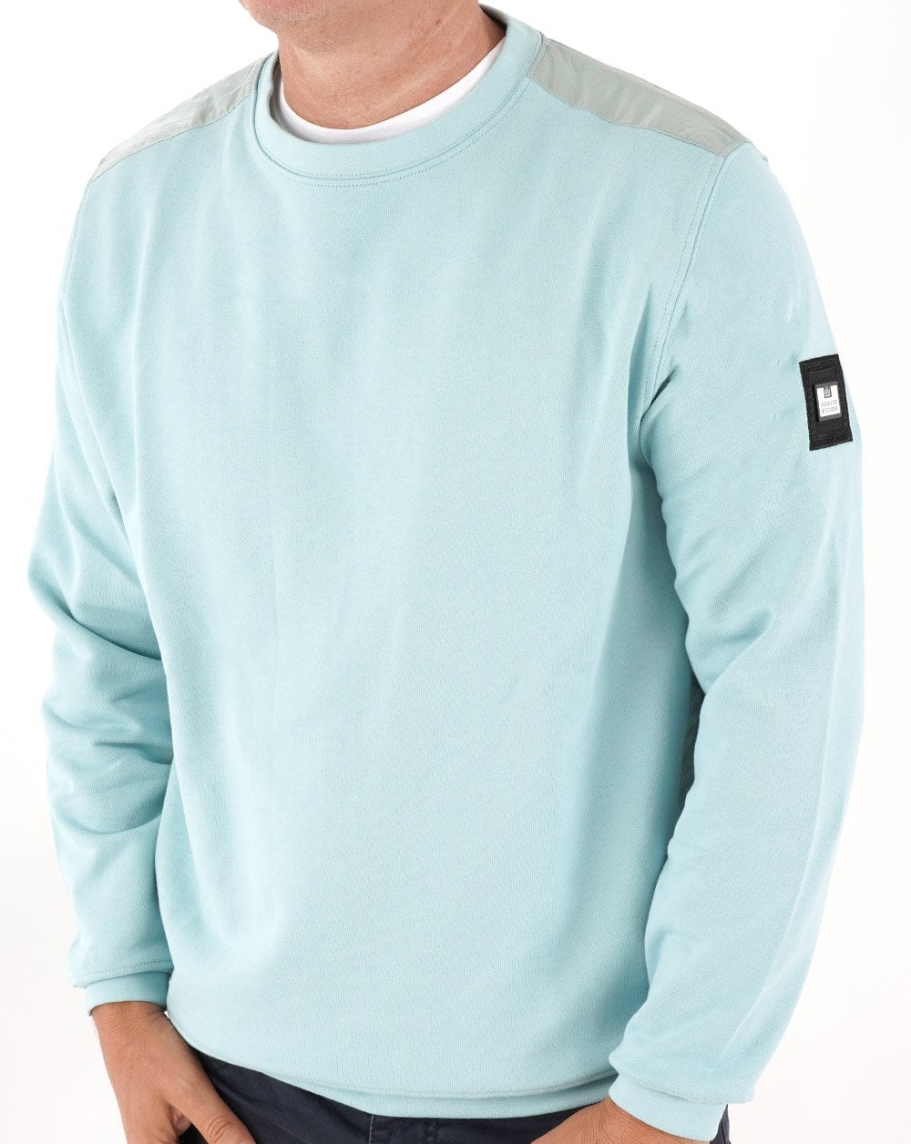 Weekend Offender F Bomb Sweatshirt Ice Blue - Image 3