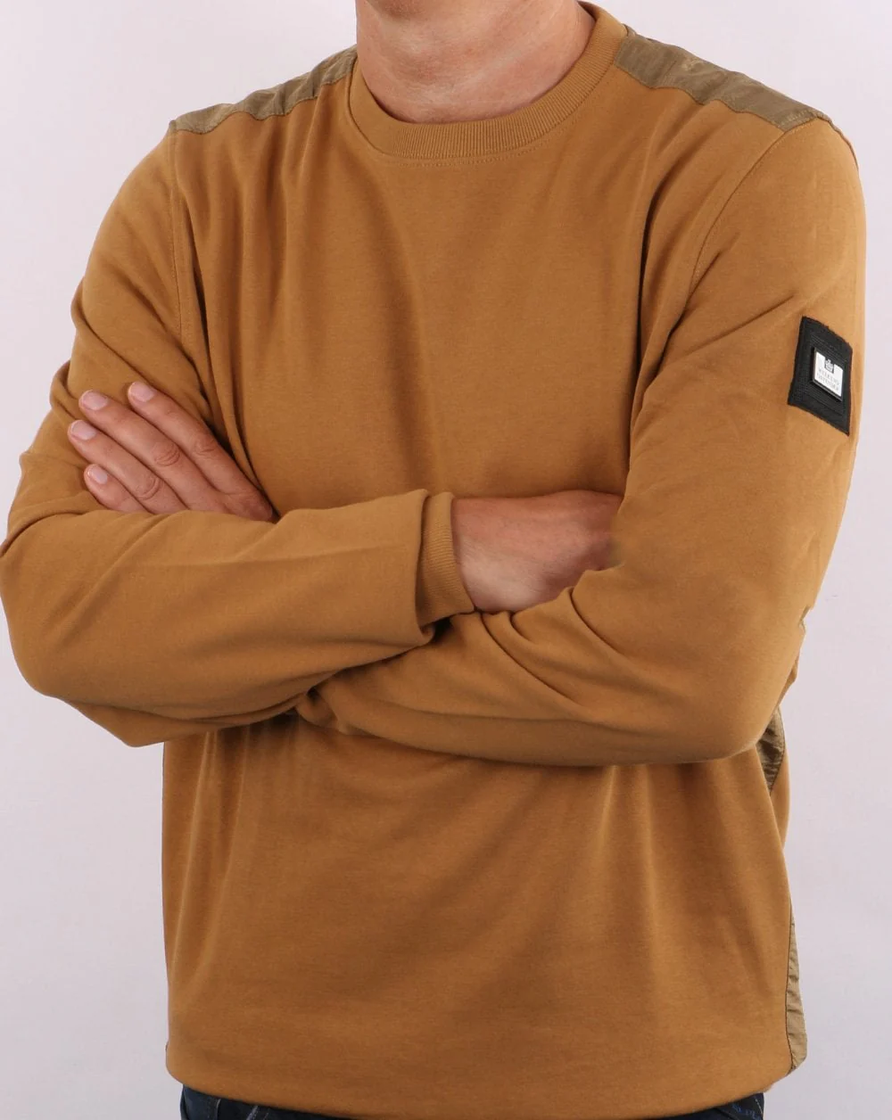Weekend Offender F Bomb Sweatshirt Mustard - Image 3