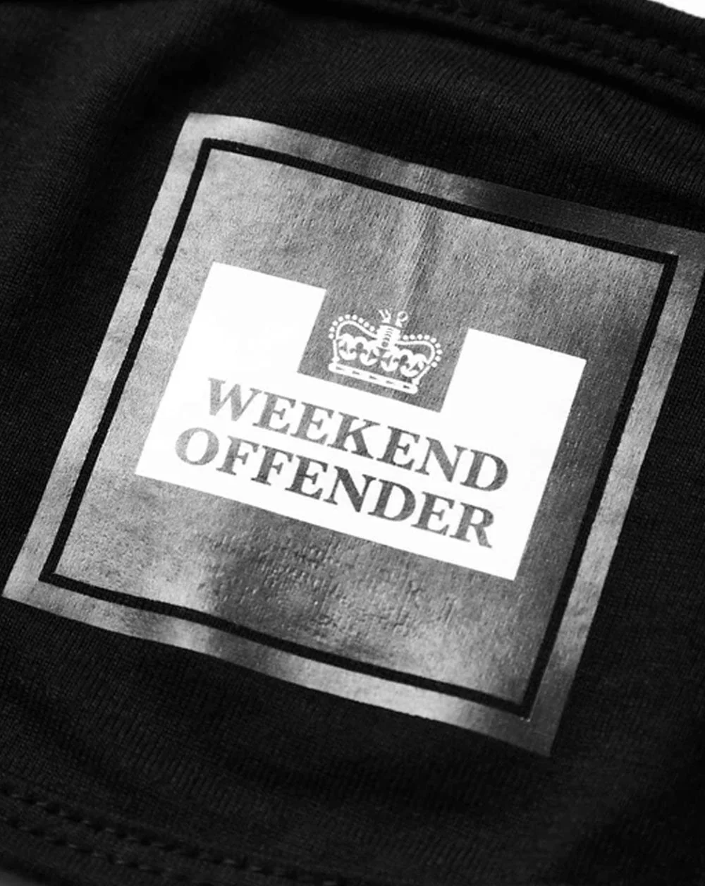 Weekend Offender Face Mask Black - Image 2