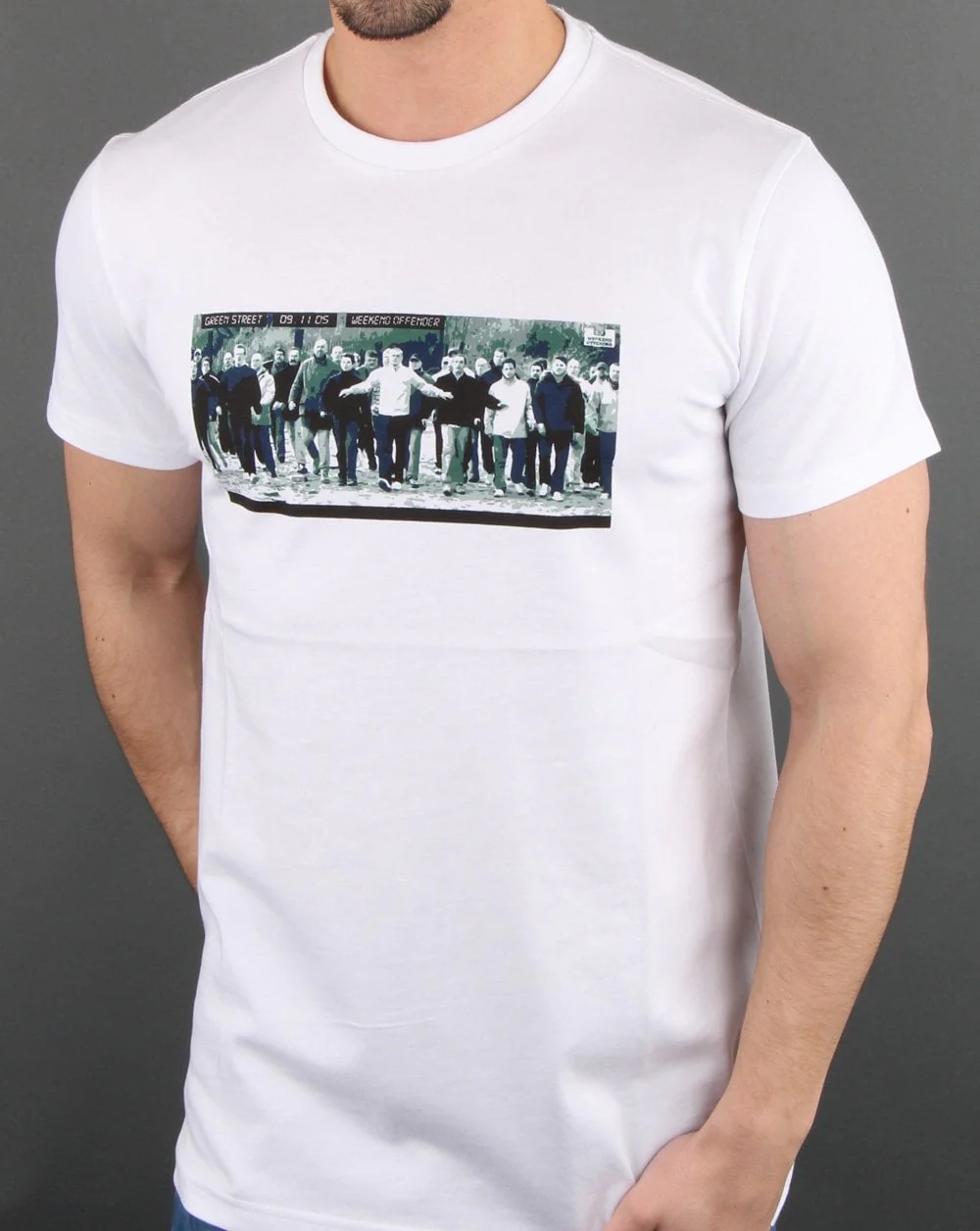 Weekend Offender Green Street T-shirt White - Image 3
