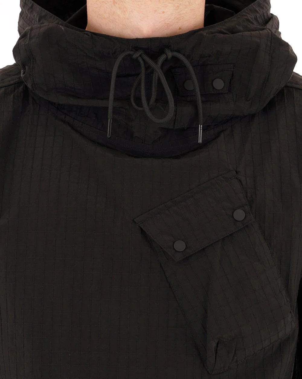 Weekend Offender Grohl Overhead Jacket Black - Image 3
