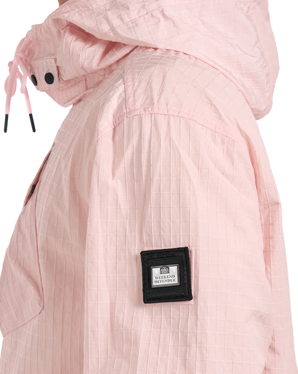 Weekend Offender Grohl Overhead Jacket Soft Pink - Image 4