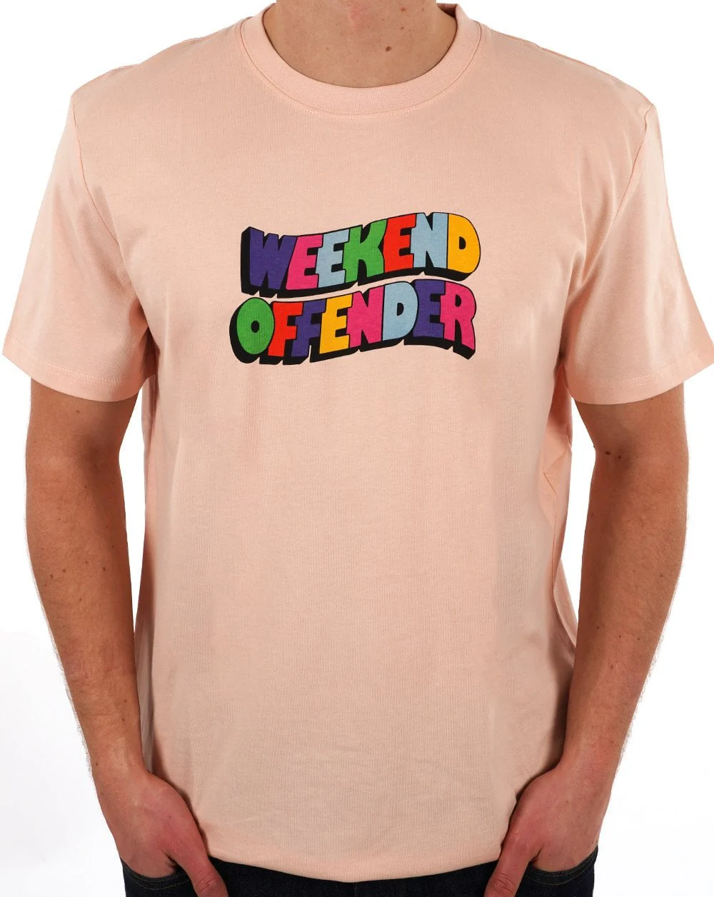 Weekend Offender Hallelujah T-shirt Soft Pink - Image 2