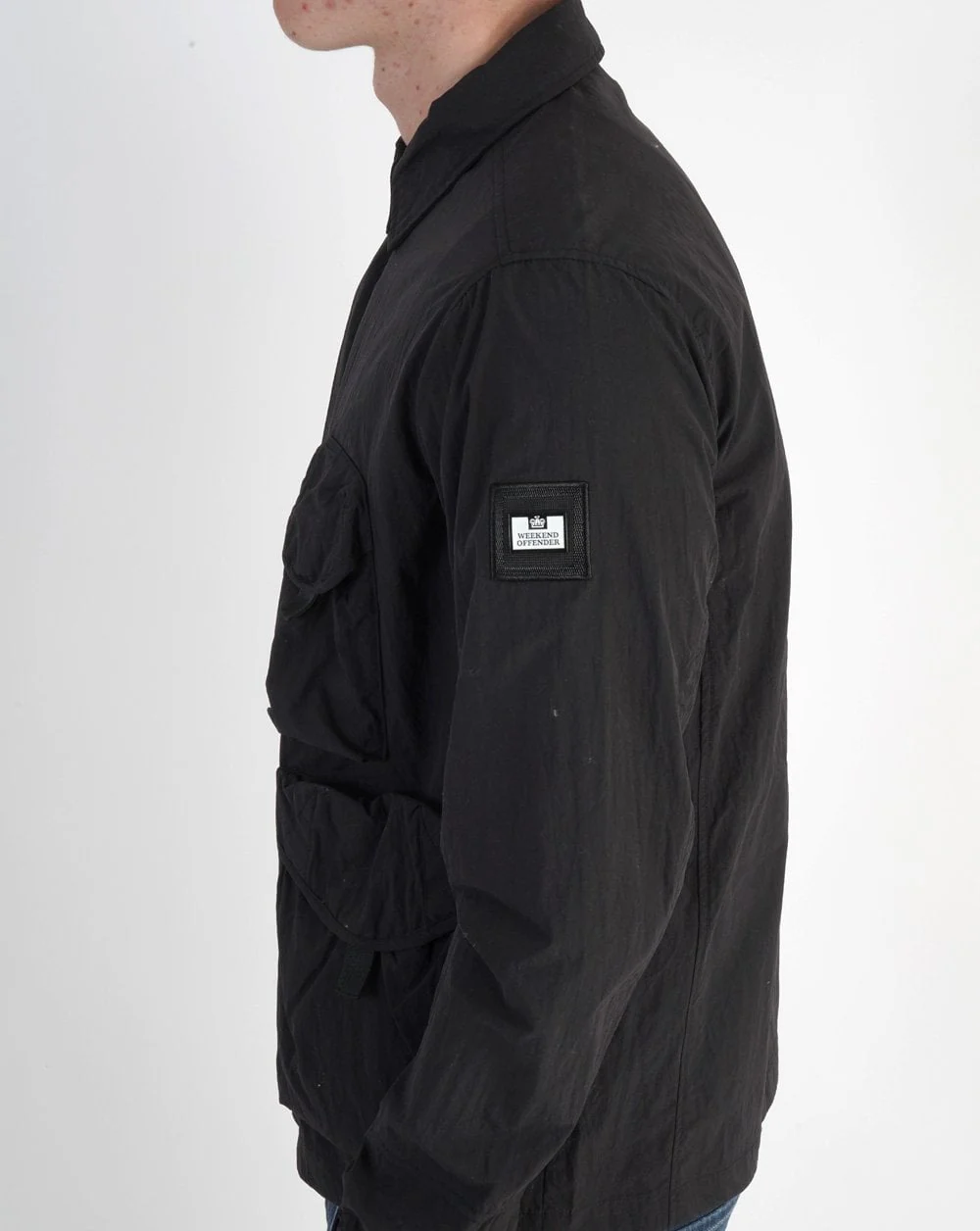 Weekend Offender Hamburg Overshirt Black - Image 2