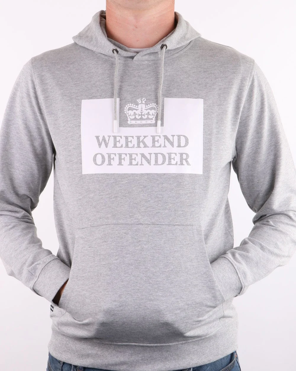 Weekend Offender HM Service Classic Hoody Grey - Image 3