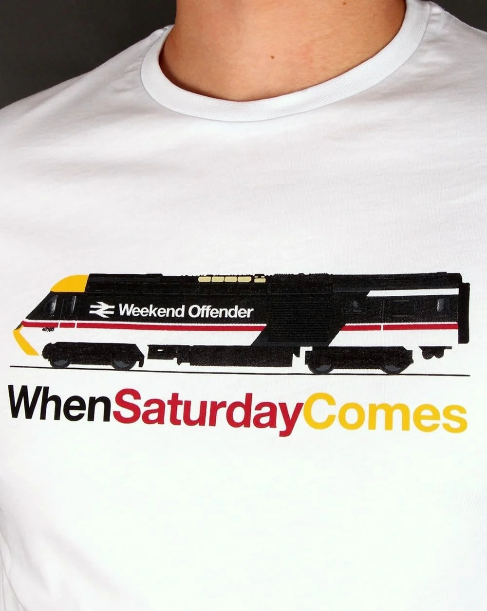 Weekend Offender Intercity125 T-shirt White - Image 2