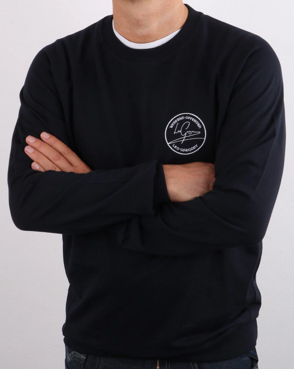 Weekend Offender Leo Gregory Sweat Navy - Image 3