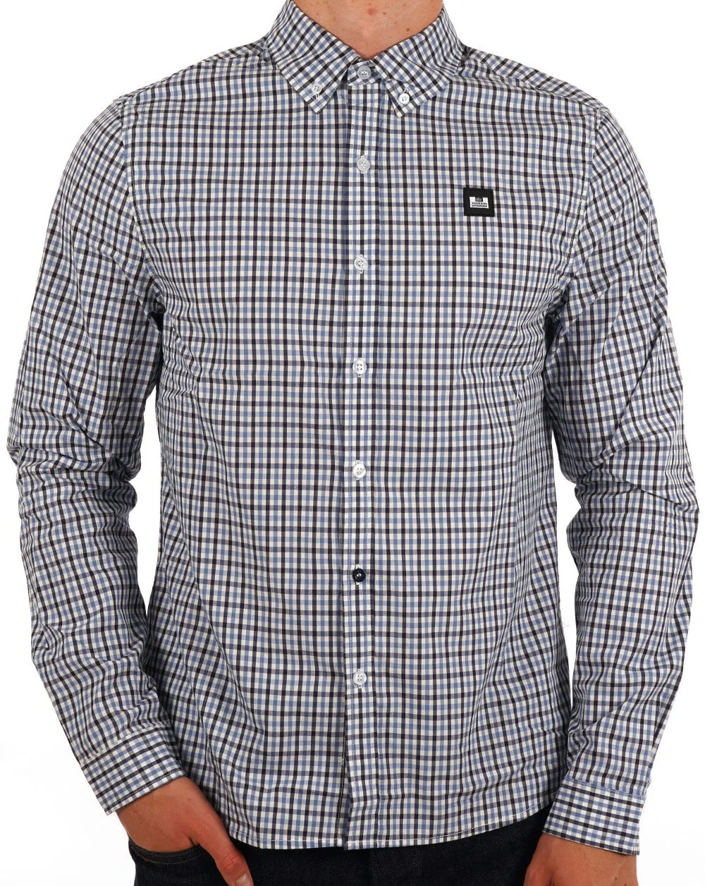 Weekend Offender Lisbon Shirt Blue Check