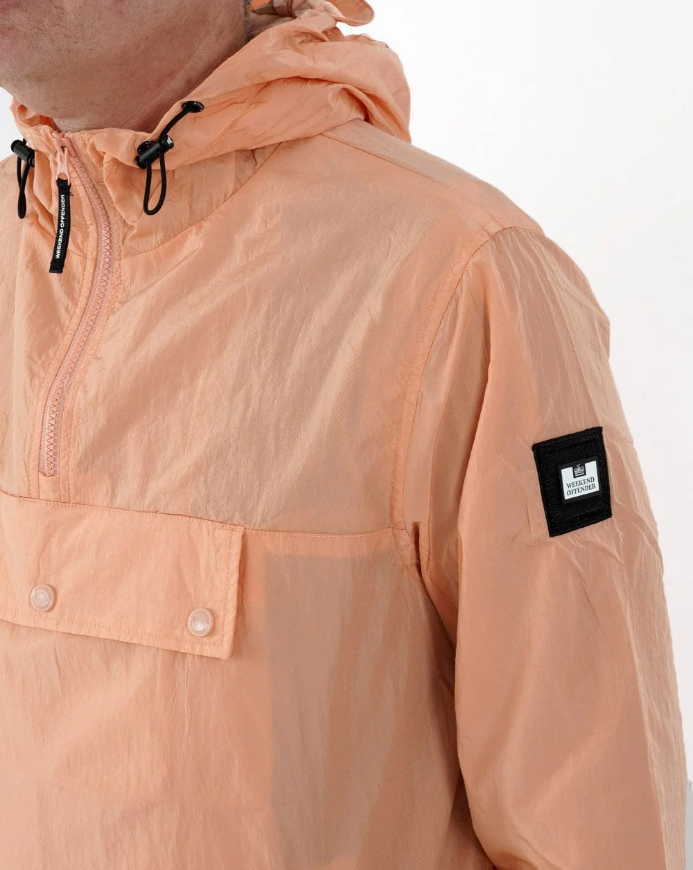 Weekend Offender Manaus Overhead Jacket Apricot - Image 2
