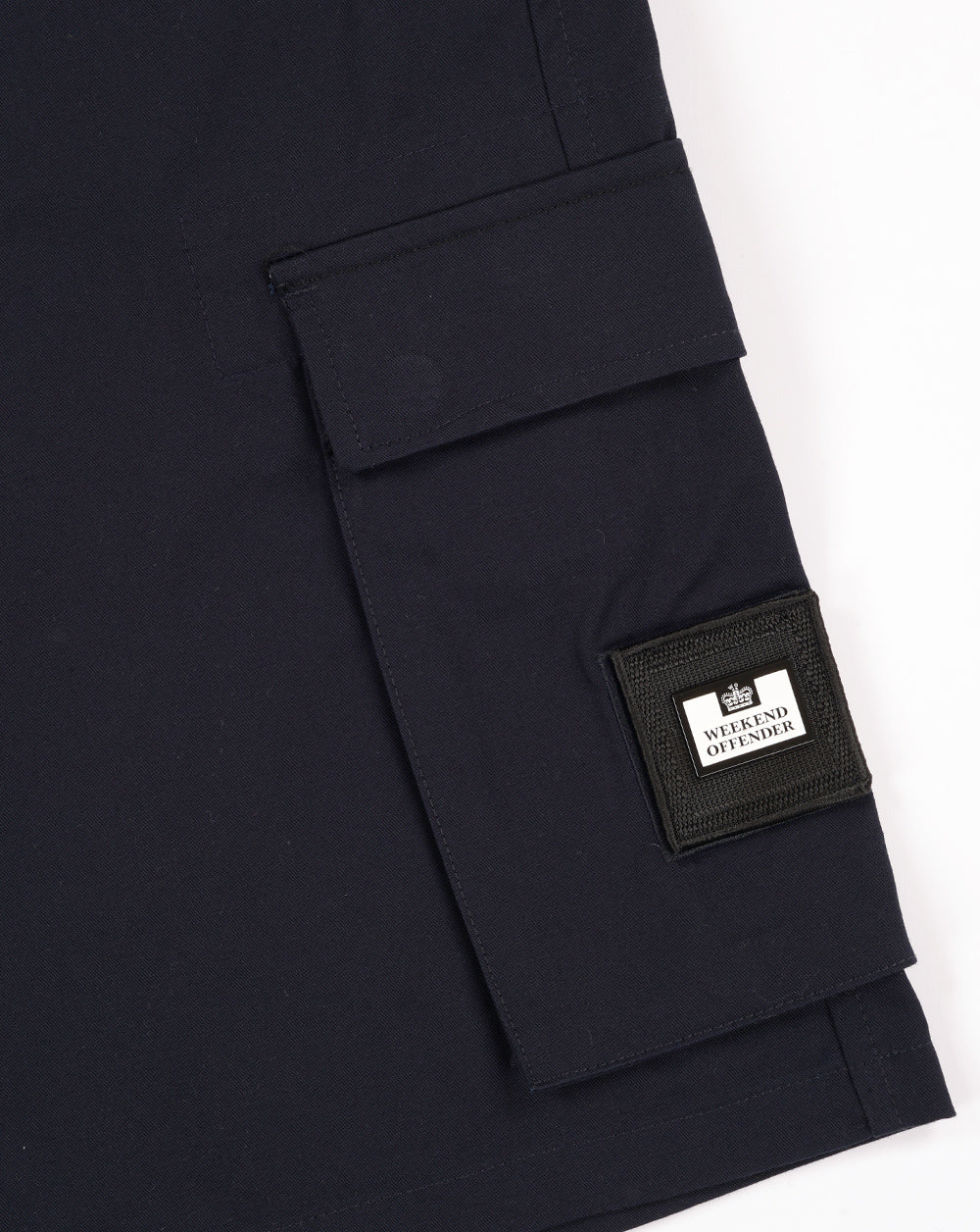 Weekend Offender Cargo Shorts Navy - Image 3