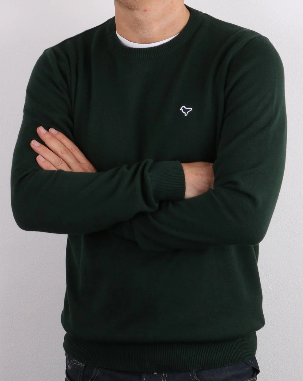 Weekend Offender Napoli Knit Deep Forest - Image 4