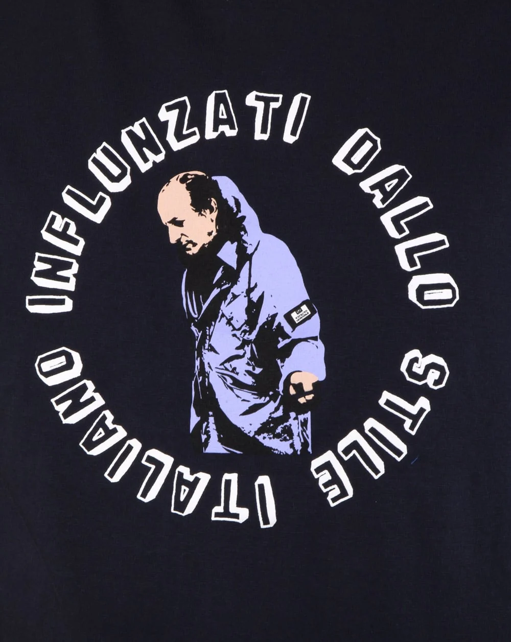 Weekend Offender Osti T Shirt Navy - Image 2