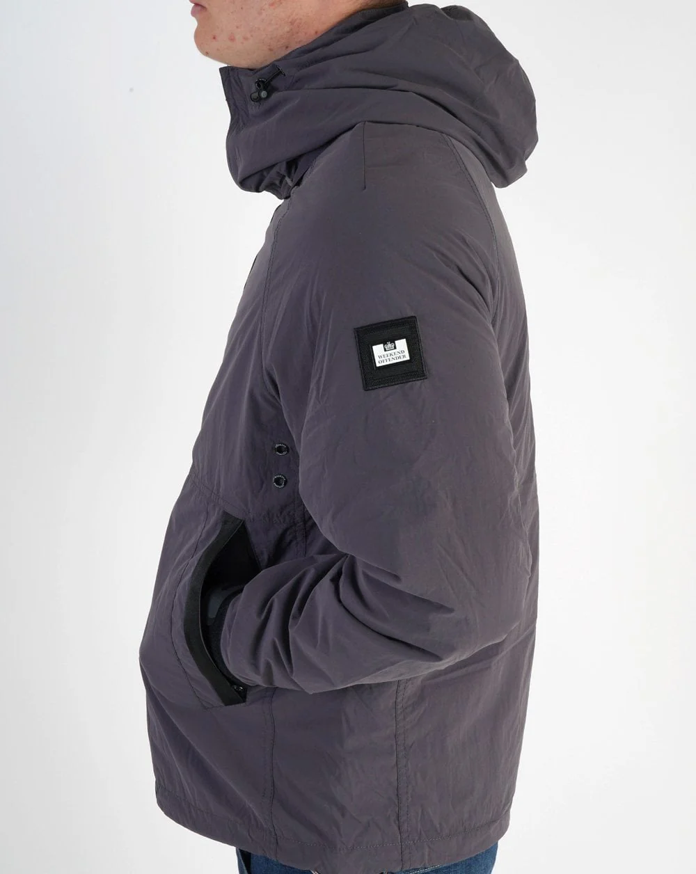 Weekend Offender Padded Vienna Jacket Anthracite - Image 2