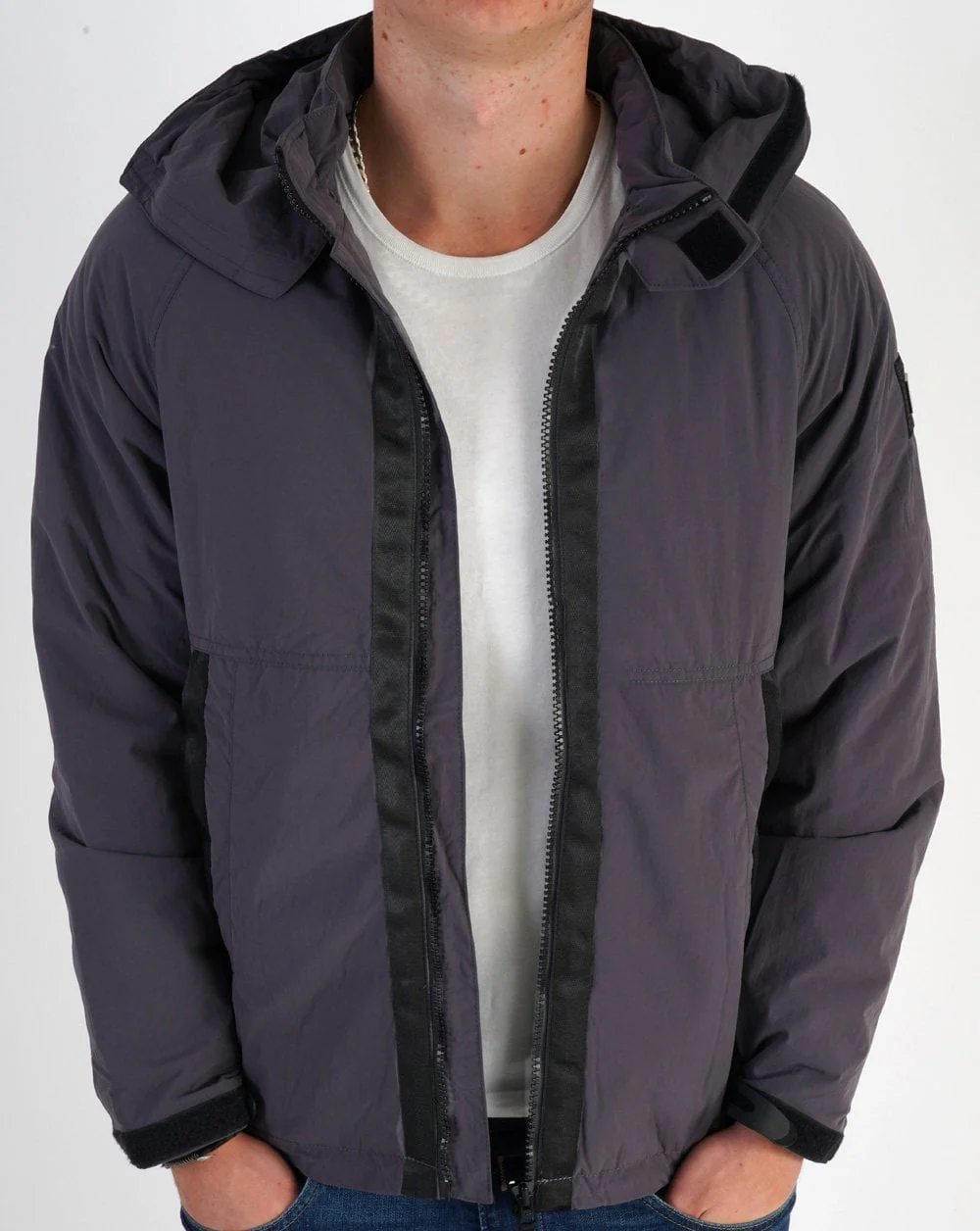 Weekend Offender Padded Vienna Jacket Anthracite - Image 4