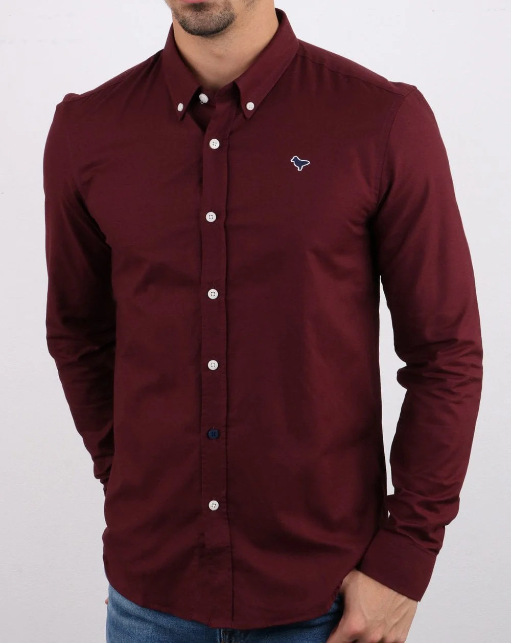 Weekend Offender Pallomari Shirt Burgundy - Image 2