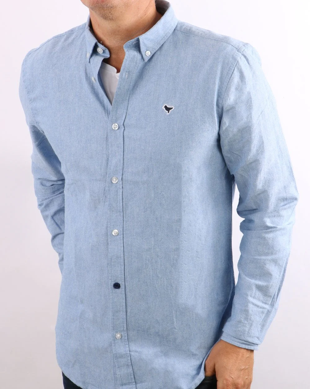 Weekend Offender Pallomari Shirt Pale Blue - Image 4
