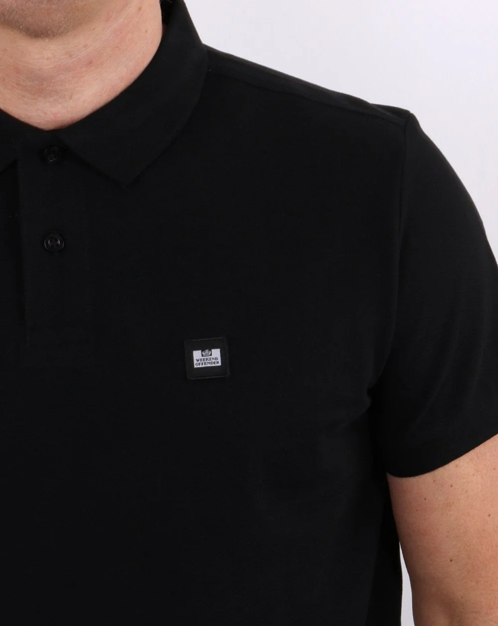 Weekend Offender Polo Shirt Black - Image 2