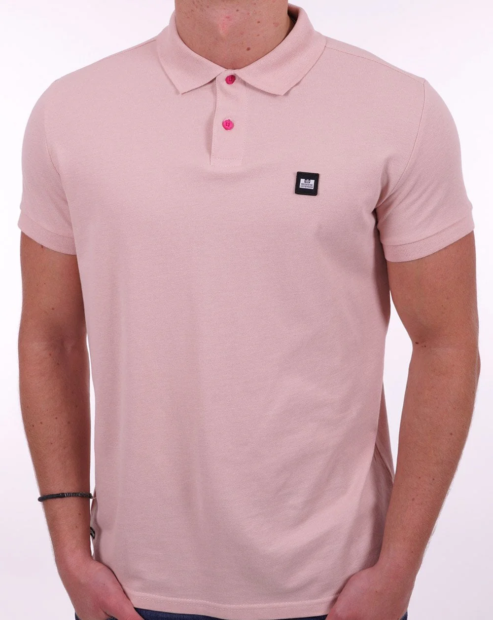 Weekend Offender Polo Shirt Light Pink