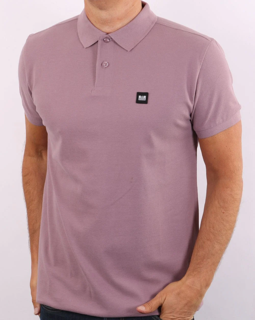 Weekend Offender Polo Shirt Lilac Glow - Image 5