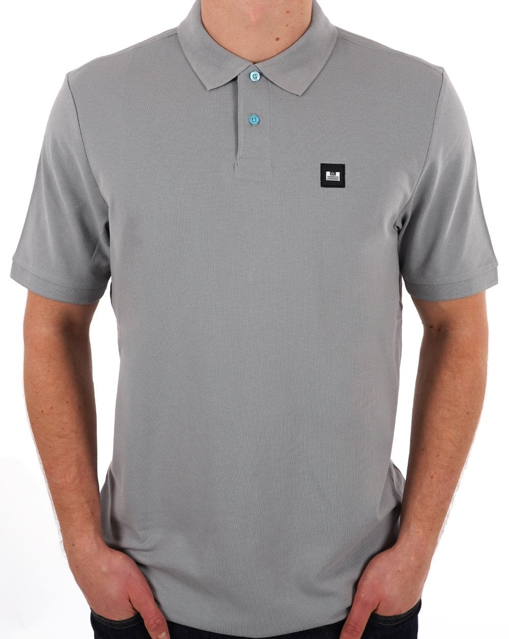 Weekend Offender Polo Shirt Smokey Grey - Image 2