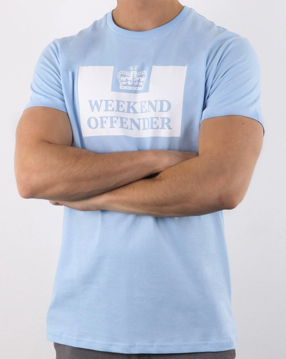 Weekend Offender Prison T-shirt Sky Blue - Image 3