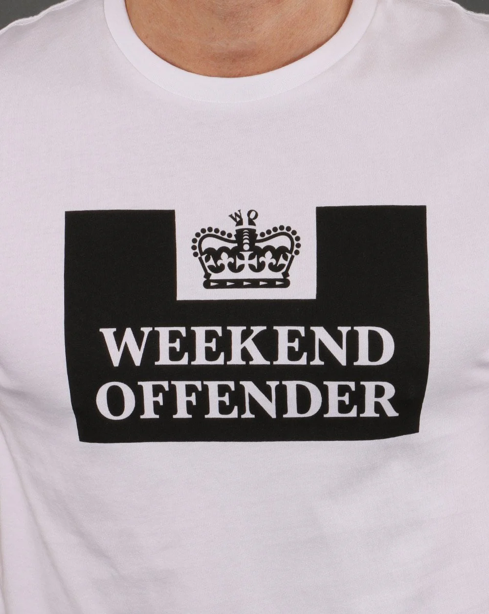 Weekend Offender Prison T-shirt White - Image 2