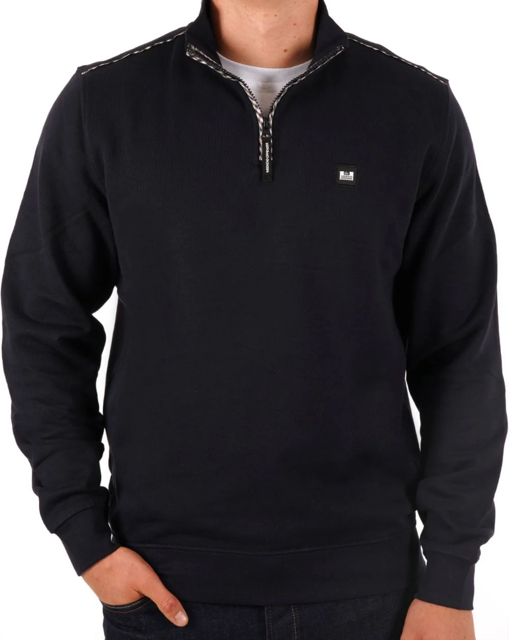 Weekend Offender Qtr Zip check detail Navy - Image 2