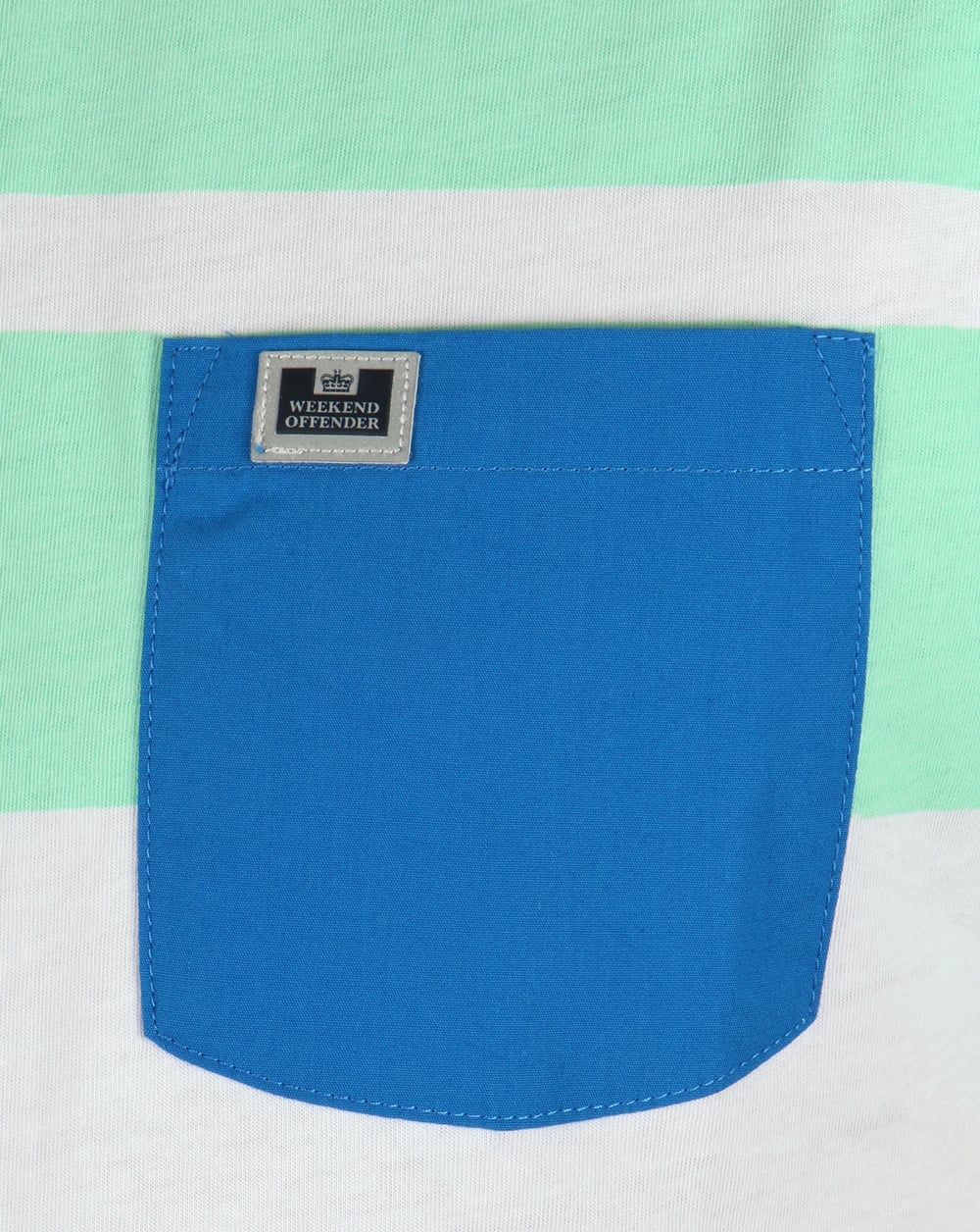Weekend Offender Quintessence T-shirt Teatree/White - Image 3