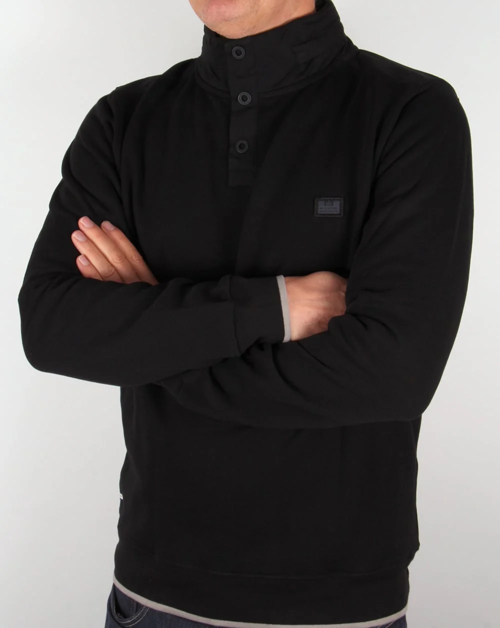 Weekend Offender Raimi Sweatshirt Black - Image 3