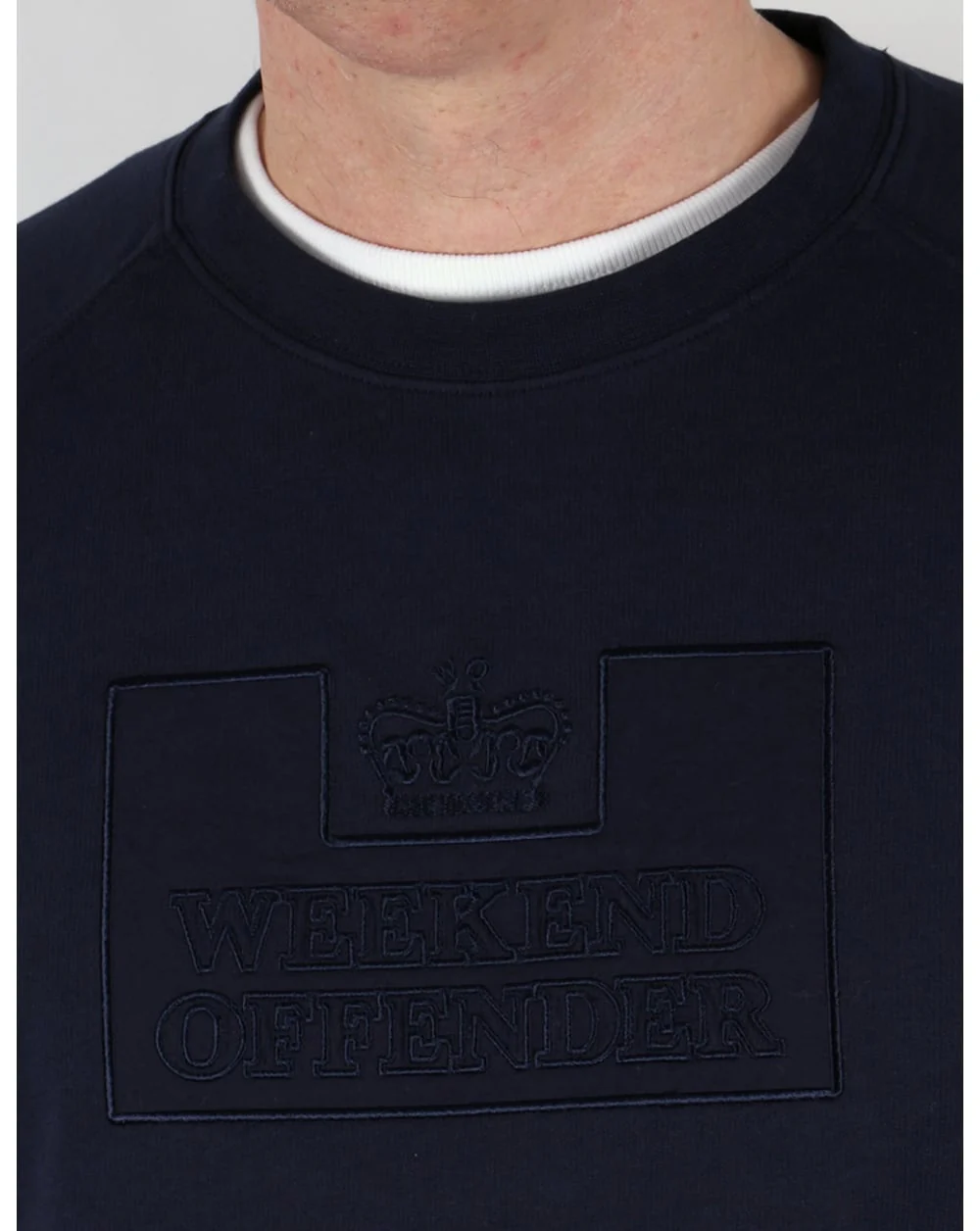 Weekend Offender Sable Sweatshirt Navy - Image 2