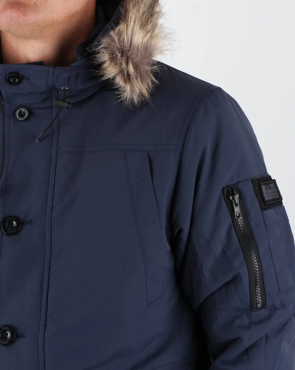 Weekend Offender Scope Jacket Navy - Image 2