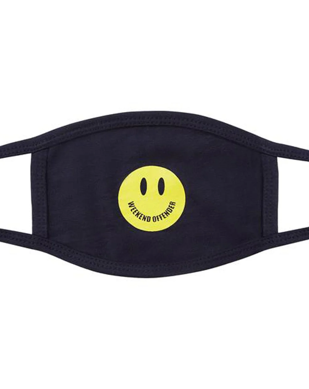 Weekend Offender Smiley Face Mask Navy - Image 2