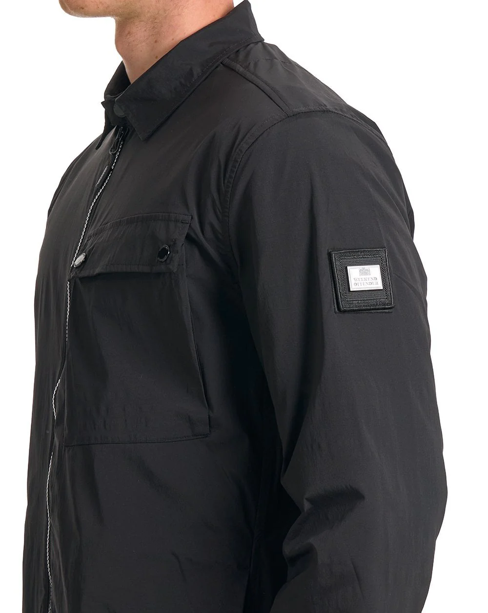 Weekend Offender Southbank Overshirt Black - Image 5