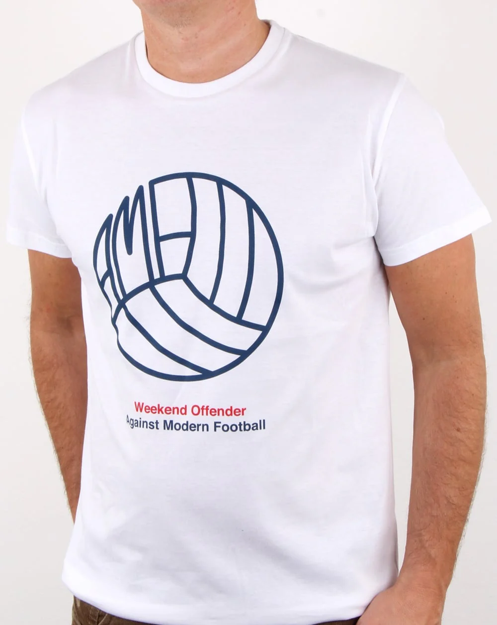 Weekend Offender Stand T Shirt White - Image 3