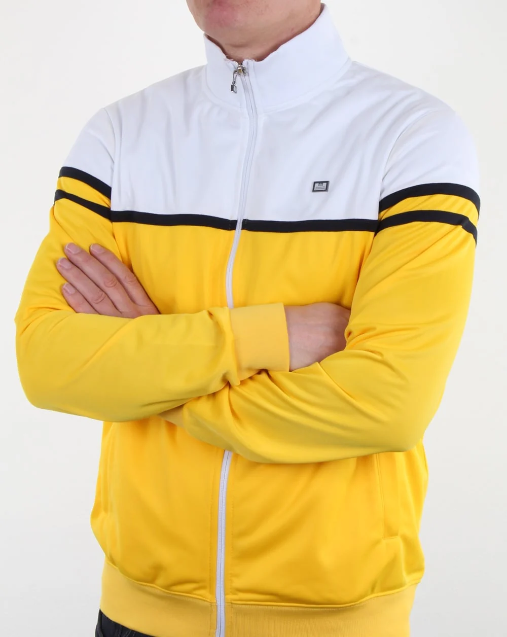 Weekend Offender Steinbeck Track Top Lemon - Image 4