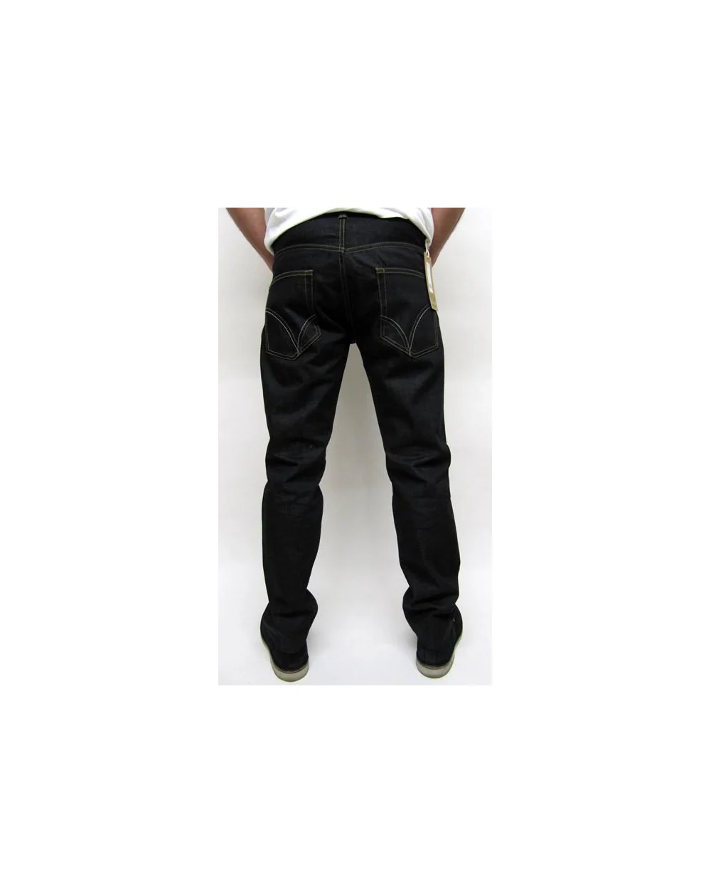 Weekend Offender Tapered Fit Dark Jeans Dark Wash - Image 2